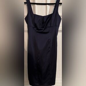 David Meister Midnight Strapless Dress
